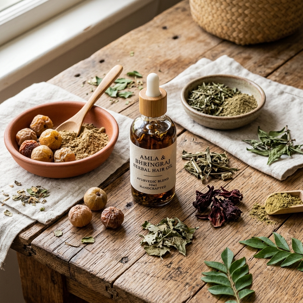 The Ultimate Guide to Ayurvedic Hair Care: Natural Oils and Herbs